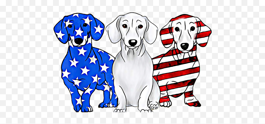 Dachshund Breed Dog America Flag Patriot Design Png T Shirt 4th Of July Mix - Dachshund 4th Of July Shirt,July Png