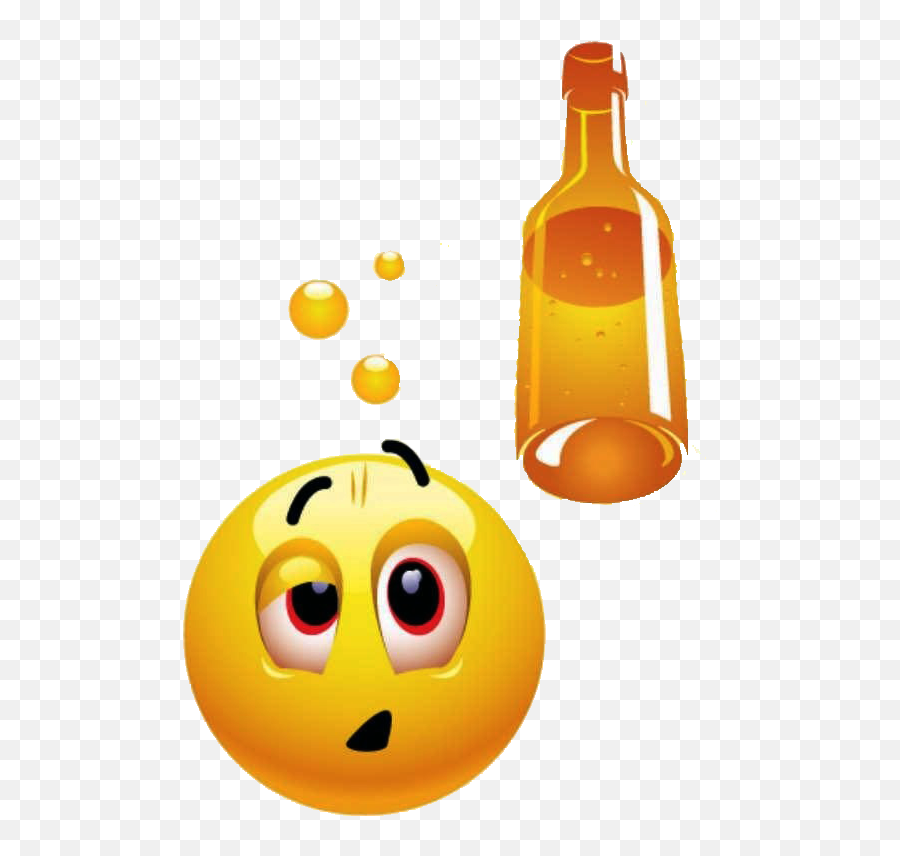 Download Alcohol Emoji Png - Drunk Smiley Face Transparent Drunk Smiley Face,Smiley Face Emoji Png
