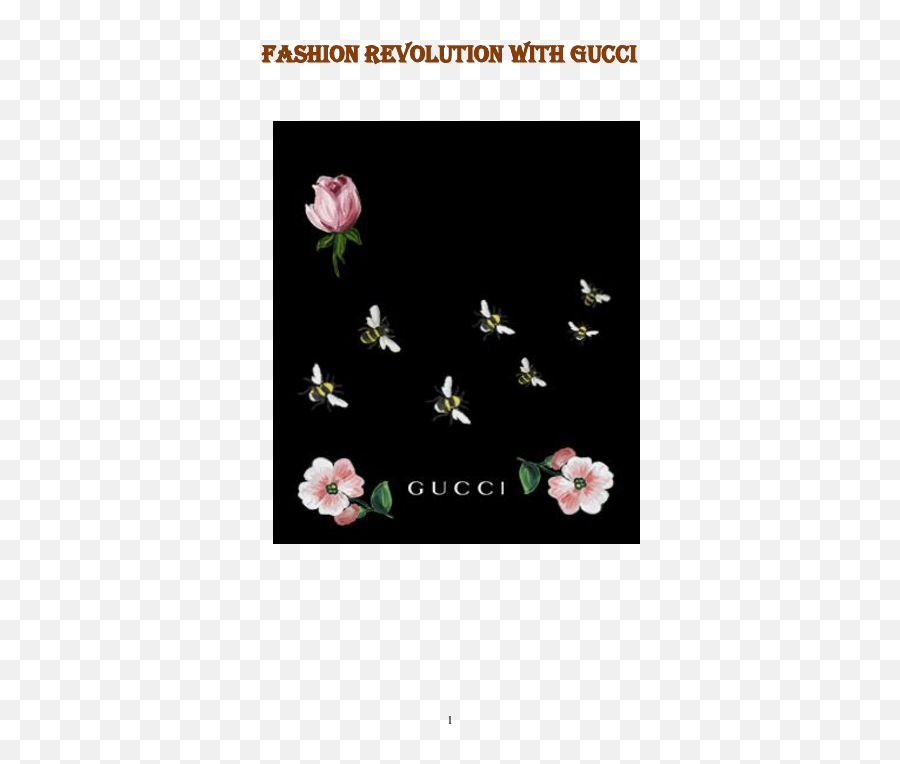 Pdf Fashion Revolution With Gucci - Academiaedu Rose Png,Gucci Logo Transparent Background