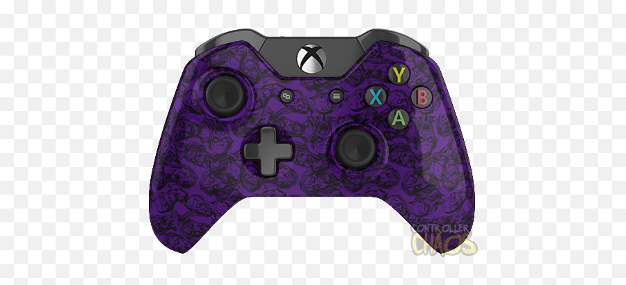 Purple Zombies - Blue Tiger Xbox One Controller Png,Xbox Controller Png