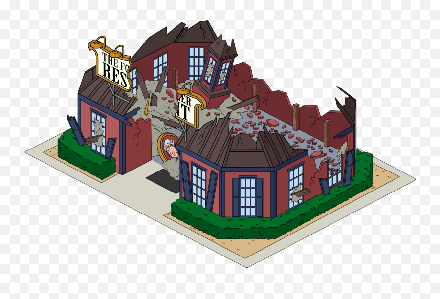 Cartoon Mansion Transparent U0026 Png Clipart Free Download - Ywd Destroyed Building Cartoon Png,House Cartoon Png