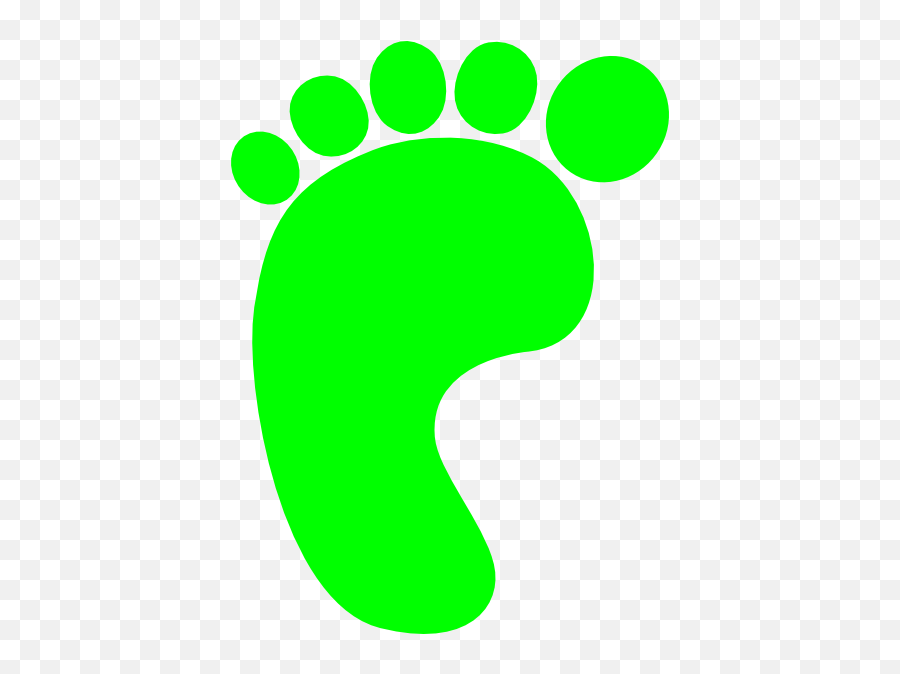 Green Left Foot Png Clip Arts For Web - Clip Arts Free Png Foot Clip Art Green,Foot Png