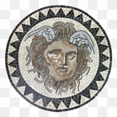 Medusa Mosaic Turn To Stone Png