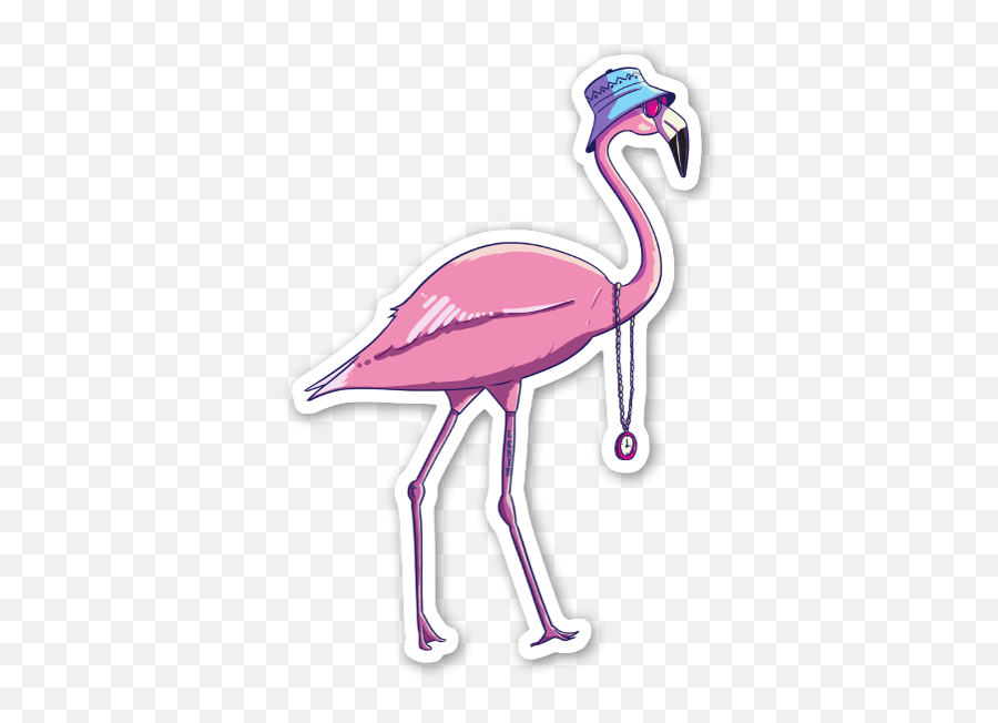 Street Flamingo - Stickerapp Stickers Flamingo Png,Flamingo Clipart Png