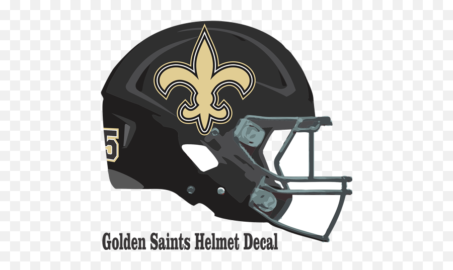 Saints Helmet Png Transparent Free For - Saints Football Helmet,Alvin Kamara Png