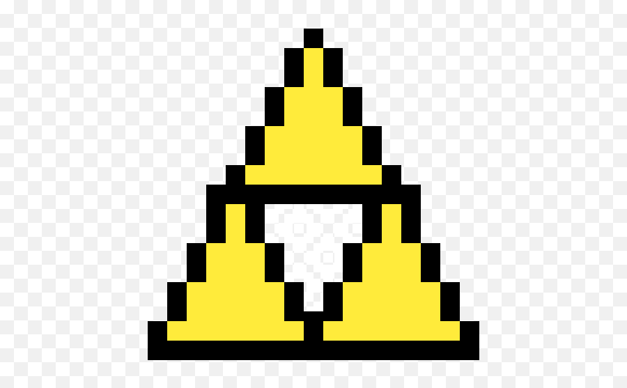 Pixilart - Zelda Logo By Destroyer1anime Pixel Art Zelda Triforce Png,Zelda Logo Png