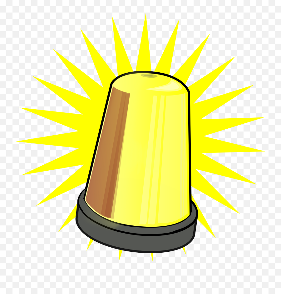Lighting Clipart Strobe Light - Yellow Signal Light Png,Strobe Light Png