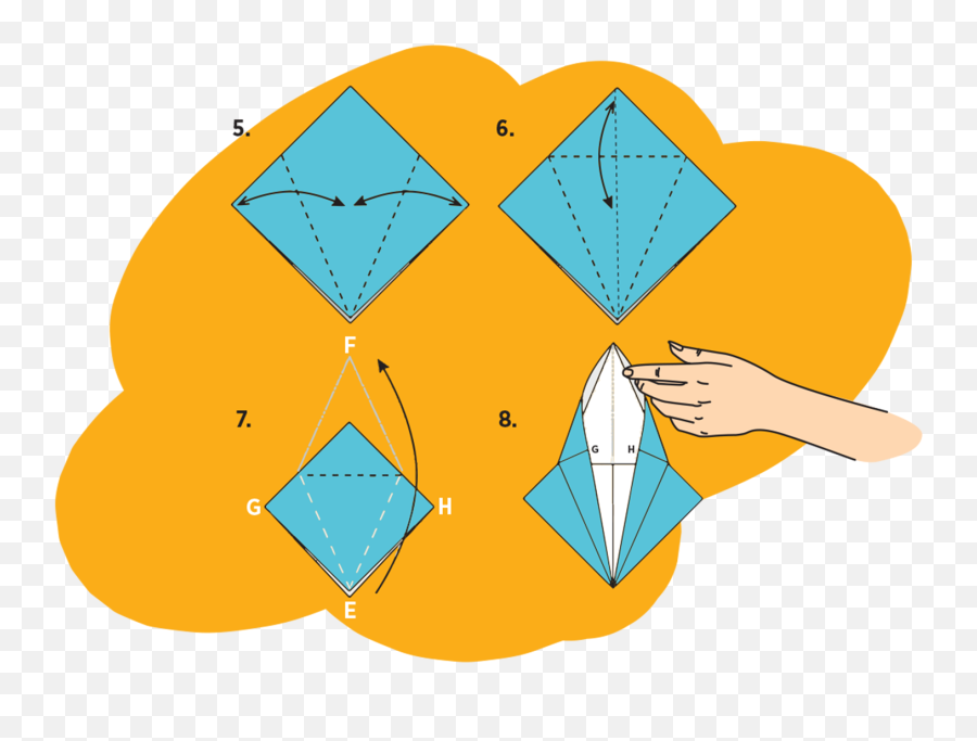 Make An Origami Paper Stork - Geometric Png,Warner Animation Group Logo