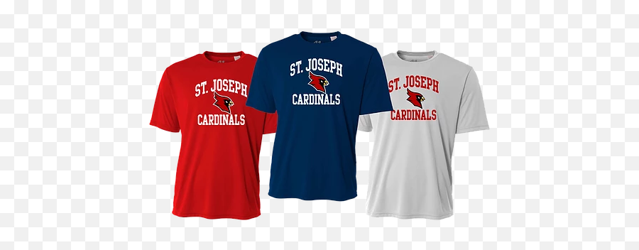 Dry Fit Shirt - St Joseph Cardinal Sport Logo Teamunis For Adult Png,Cardinals Logo Png