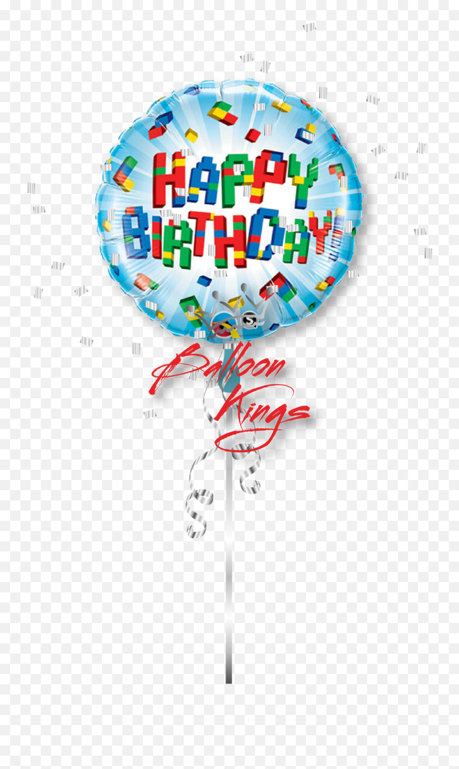 Happy Birthday Building Blocks - 25541 Qualatex Png,Building Blocks Png