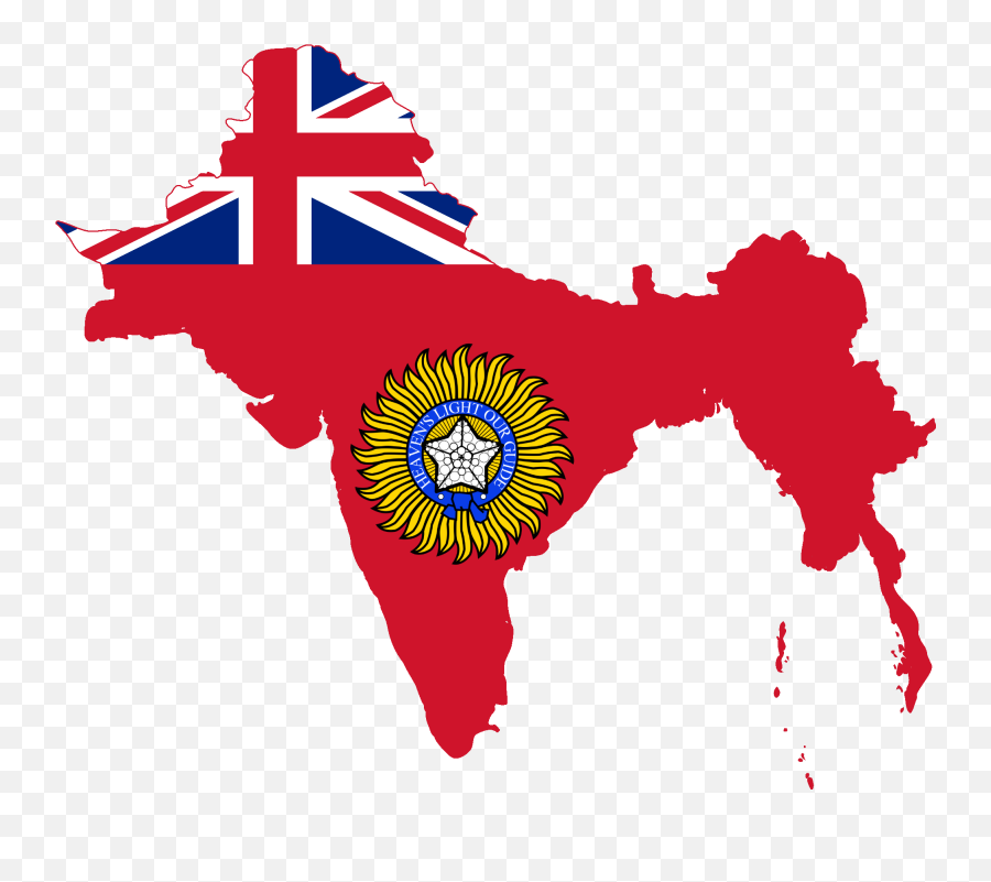 Fileflag Map Of British Raj Indiapng - Wikimedia Commons Colonial British India Flag,India Flag Png