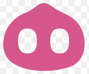 Fileemoji U1f43dsvg - Wikimedia Commons Nose Of Pig Clip Art Png,Pig Emoji Png