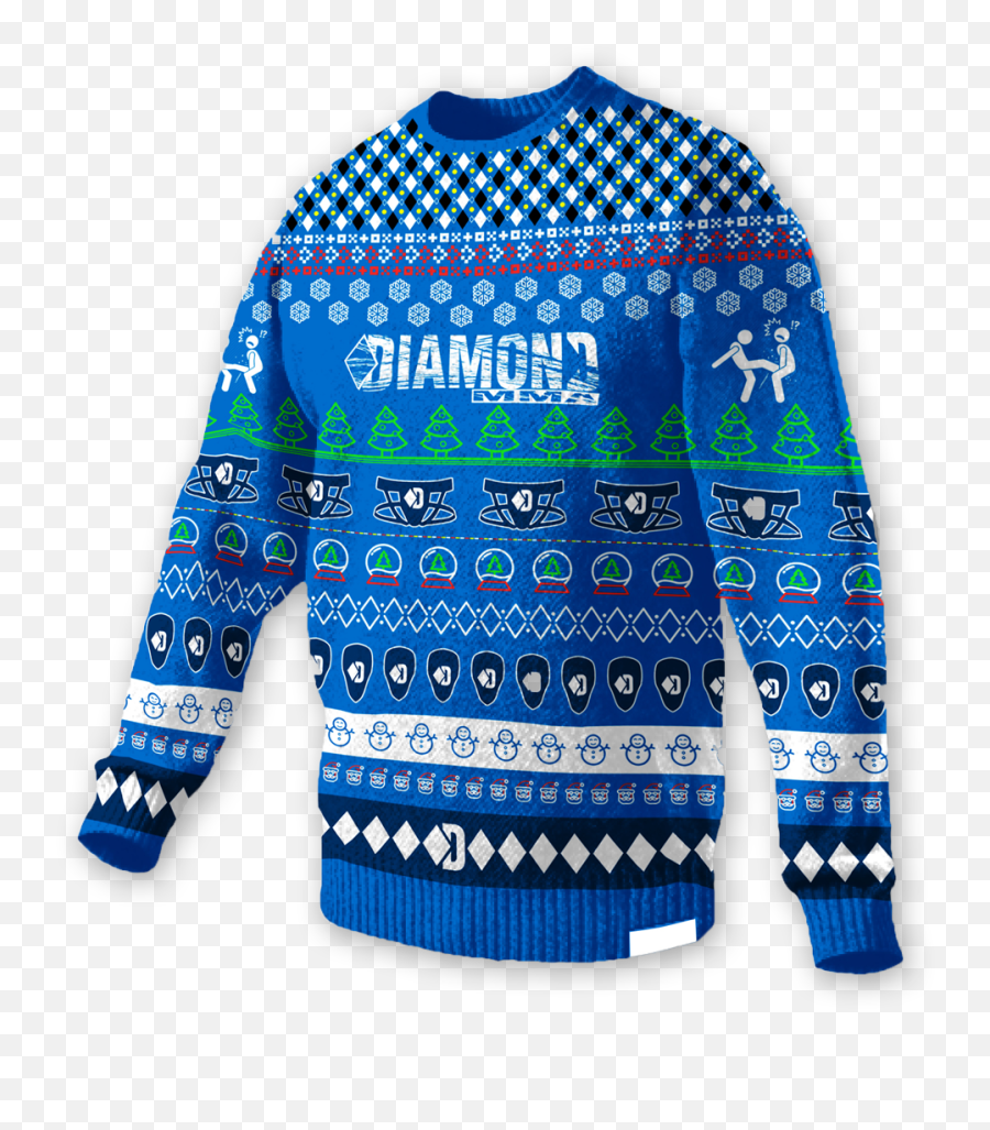 Diamond Mma Ugly Christmas Sweater - Diamond Ugly Christmas Sweater Png,Ugly Christmas Sweater Png
