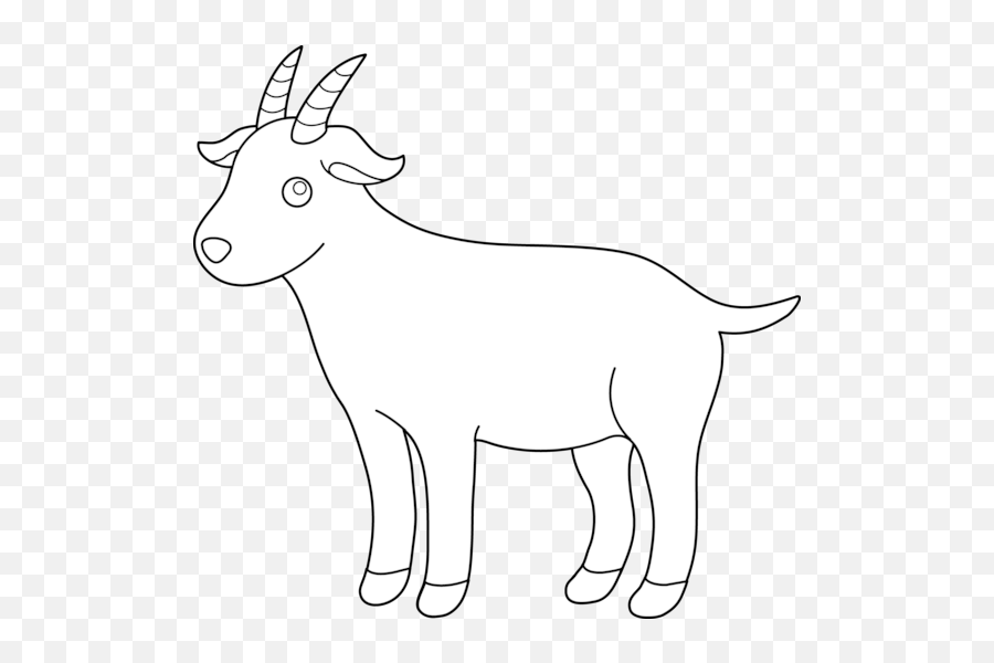Goat Clipart Black And White Danaspdi Top 2 - Clipartix Goat Black And White  Clip Art Png,Goats Png - free transparent png images 