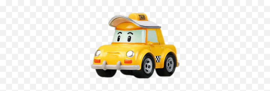 Robocar Poli Character Cap The Taxicab Transparent Png - Musti Tv Show Car,Taxi Cab Png