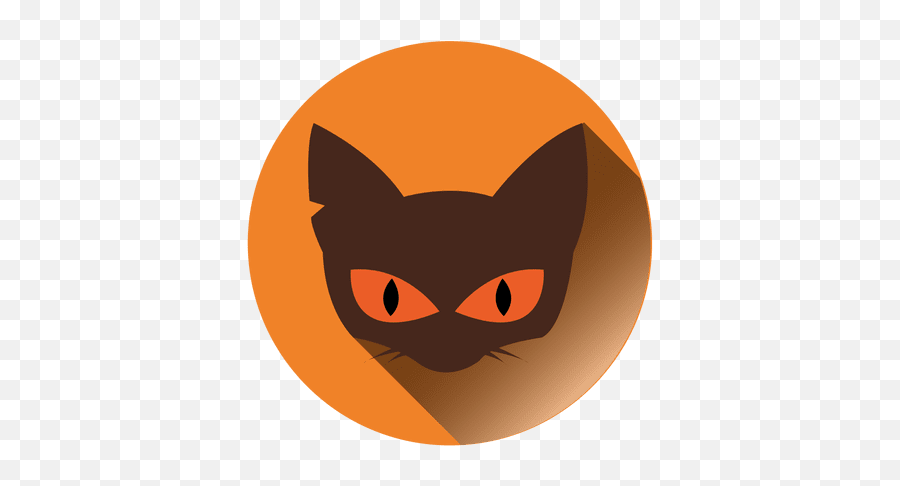Cat Face Round Icon - Illustration Png,Cat Icon Png