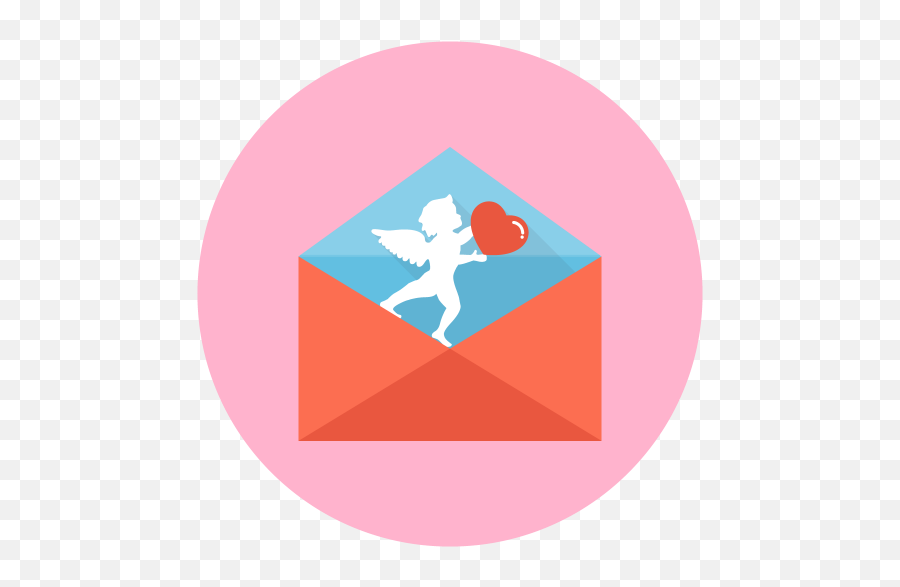 Love Letter Cupid Heart Free Icon Of - Language Png,Cupid Icon