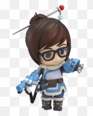 Download In Contrast To The Yay Emote Companion - Overwatch Chibi Figures Png,Mei Overwatch Png