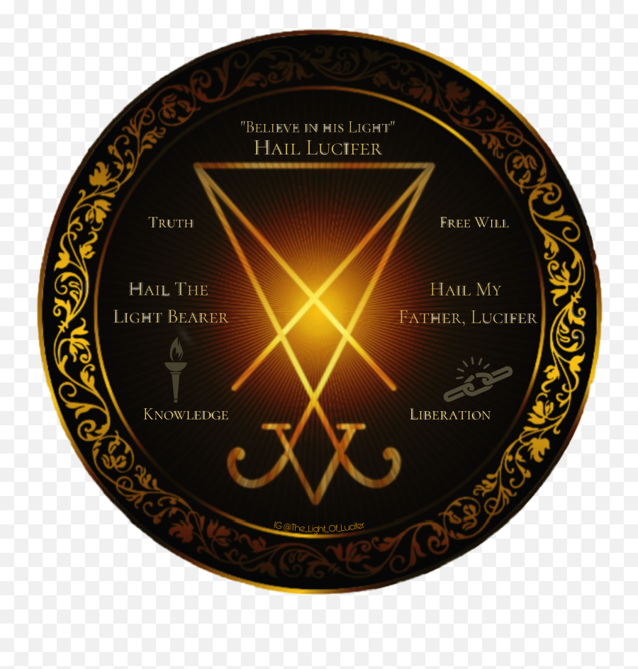 A Satanist Working With Angels U2013 Followers Of Lucifer And - Lucifer Symbol Png,Lucifer Png