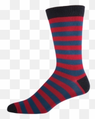 Menu0027s Cool Socks - Black Red Stripe Cool Socks Bamboo Sock Png,Red Stripe Png
