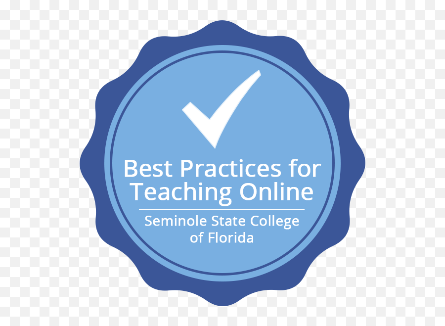 Best Practices For Teaching Online - Credly Mydeposit Png,Florida State Icon