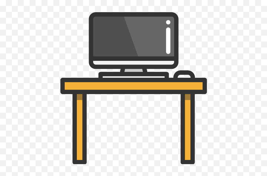 Desktop Png Icon 4 - Png Repo Free Png Icons Desk With Laptop Clipart,Desktop Computer Png