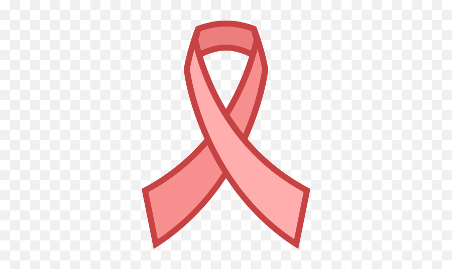Aids Ribbon Icon In Office Style - Vector Outline Breast Cancer Ribbon Png,Red Ribbon Icon