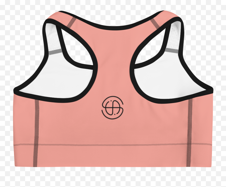 Logo Sports Bra Pink U2014 Spiked Spin - Sports Bra Png,Female Fitness Icon