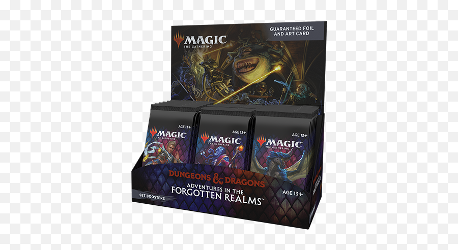 Adventures In The Forgotten Realms Product Overview Magic - Adventures In The Forgotten Realms Set Booster Box Png,Casque Icon Variant Etched