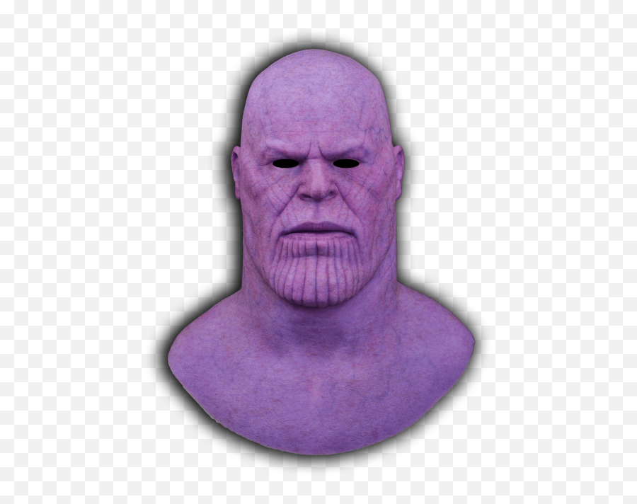 The Titan - Thanos Silicone Mask Png,Thanos Head Transparent
