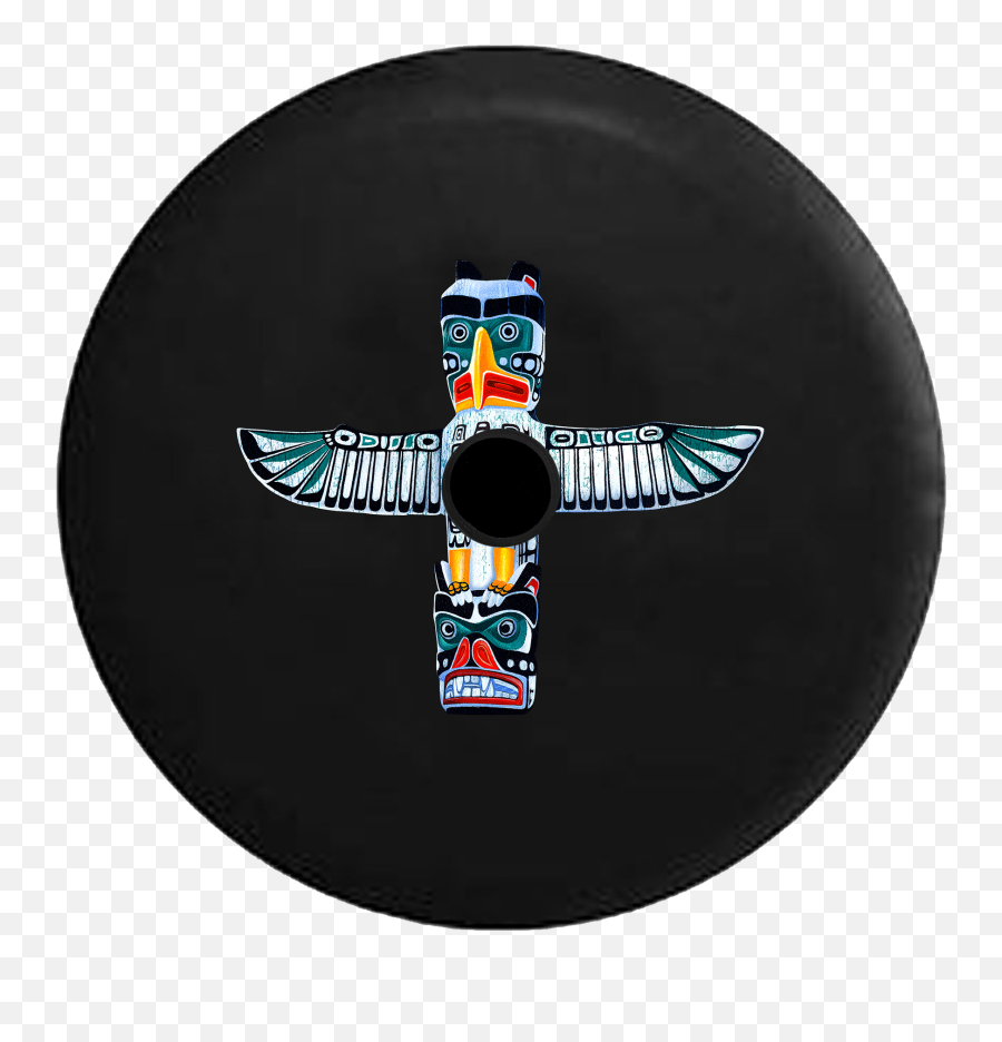 2018 2019 Wrangler Jl Backup Camera Totem Pole Spirit Animals Native American God Spare Tire Cover For Jeep Rv 33 Inch - Stanley Park Png,Totem Pole Png