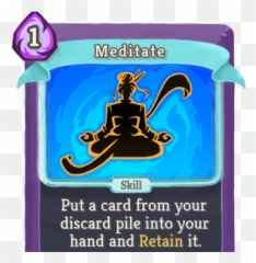 Meditate - Omniscience Slay The Spire Png,Meditate Png