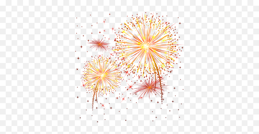 Download Hd Fireworks Confetti Orange Red Stars - Sparkle Transparent Background Fireworks Clipart Png,Sparkle Transparent