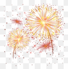 Download Hd Fireworks Confetti Orange Red Stars - Sparkle Transparent Background Clipart png