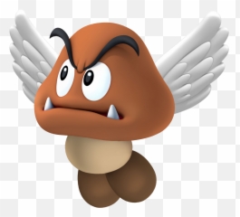 Download Paper Mario Paragoomba For Kids - Paragoomba Png Mario Paragoomba Hd Png,Goomba Png