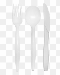 Download Plastic Utensils Png - Hand
