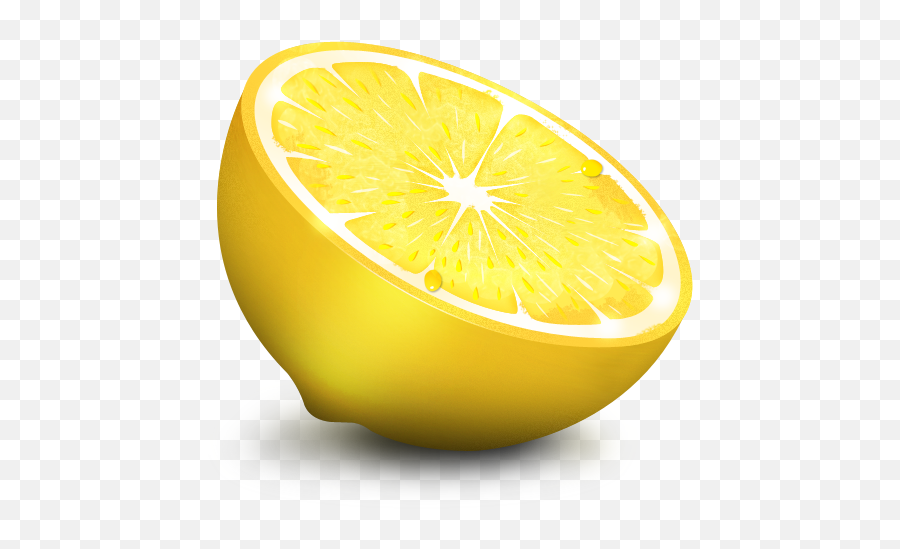 Slice Lemon Png - Half Lemon Png,Lemon Slice Png