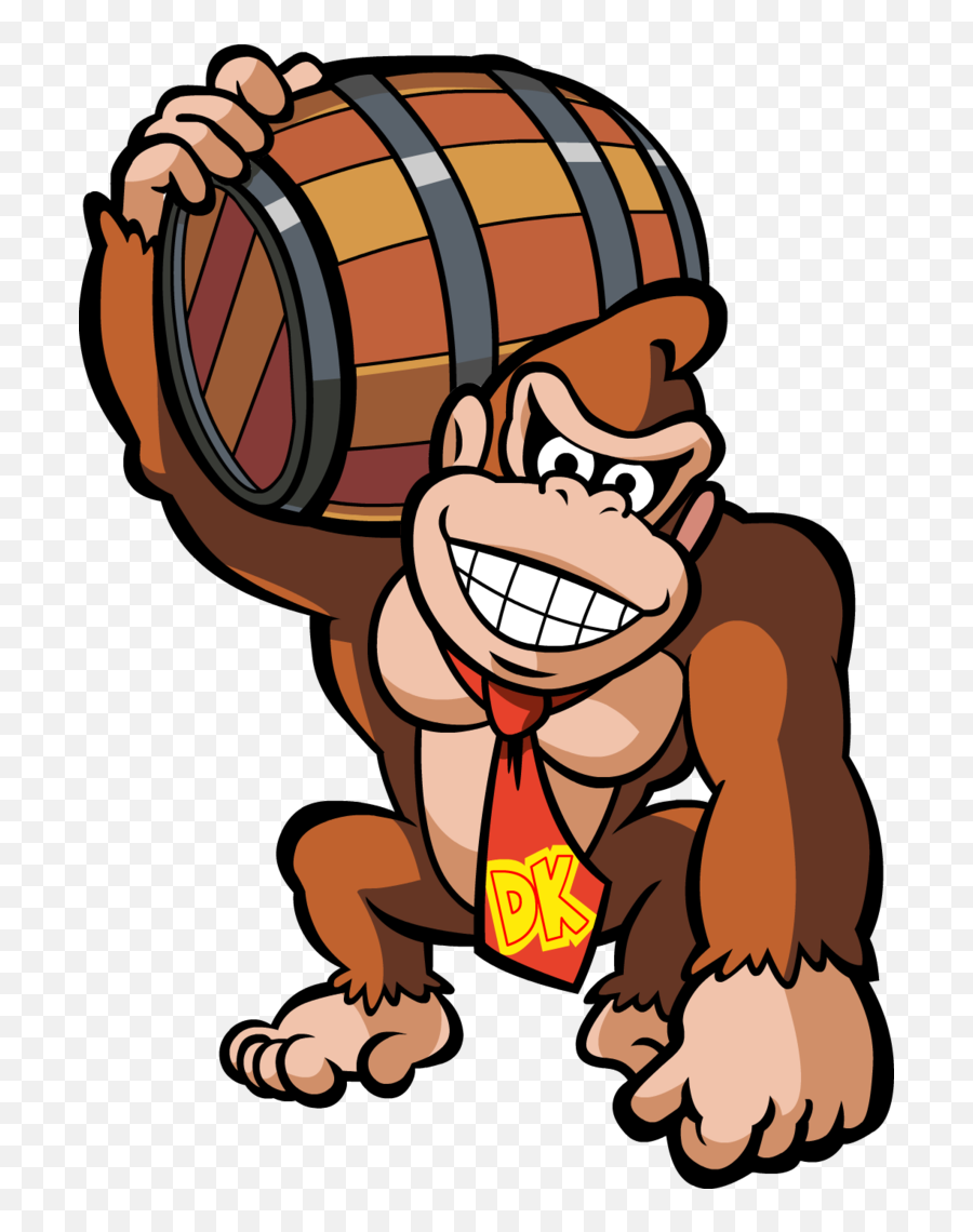 Donkey Kong - Donkey Kong With Barrel Png,King Kong Png