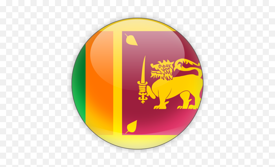Round Icon Illustration Of Flag Sri Lanka - Sri Lanka Flag Icon Png,Png Image Format