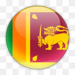 Round Icon Illustration Of Flag Sri Lanka - Flag Icon Png