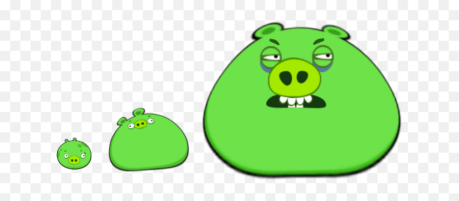 Angry Birds Pig Comparison - Angry Birds Angry Pigs Full Angry Birds Pig Angry Png,Pigs Png