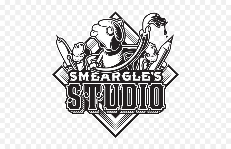Smeargles Studio Smeargle Logo - Illustration Png,Pokemon Logo