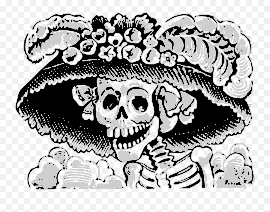 La Catrina Png Clip Arts For Web - La Catrina Clipart,Catrina Png