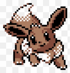 Gold And Silver Eevee Sprite Pixel Art - Eevee Sprite Png,Eevee Png