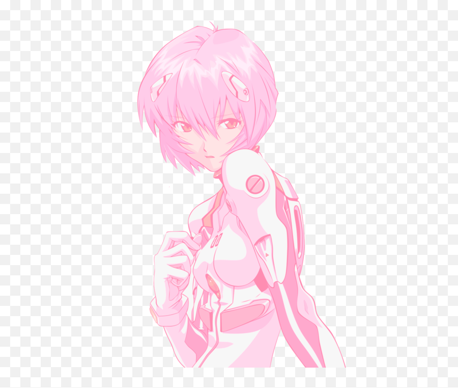 Download Hd Mine Anime Pink Nge Rei - Pastel Gore Anime Bilder Aesthetic Pink Gore Png,Rei Ayanami Png