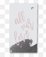 Brush Stroke - Favor Tag Handwriting png