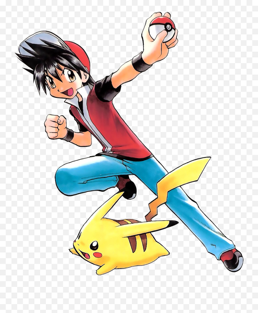 Download Red Pokemon Manga Png Image - Red Pokemon Manga,Pokemon Red Png