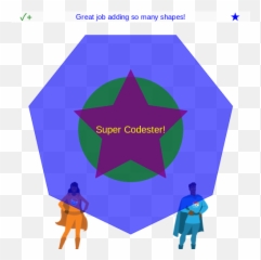 Concept Review - 6th Grade Coding Codesters Curriculum Illustration Png,Super Hero Logo