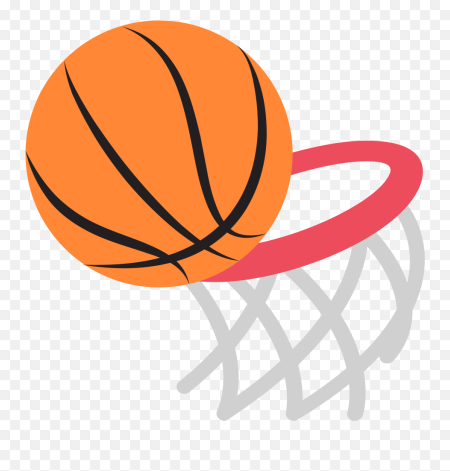 Vector Clipart Jpg Freeuse Library File - Basketball And Hoop Svg Png,Basketball Vector Png