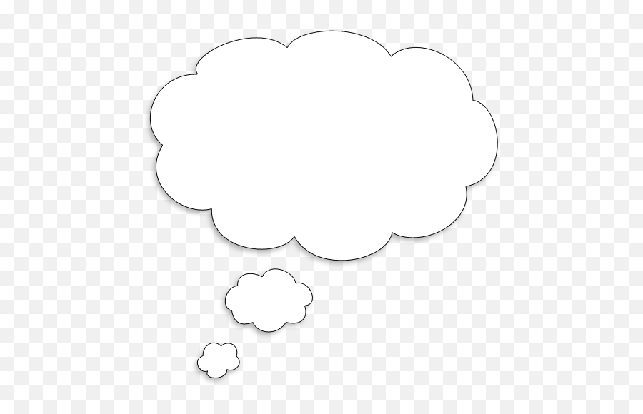 Download Thought Bubble Free Png Transparent Image And Clipart - Thought Cloud,Bubbles Clipart Png